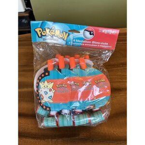 Vintage Pokémon Togepi 8 Medallion Blow-Outs Party Supplies Favors 2000